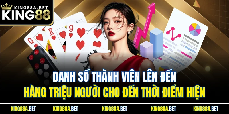 Danh số thành viên lên đến hàng triệu người cho đến thời điểm hiện tại